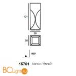 Напольный светильник Linea Light Venezia 15701 - Схема