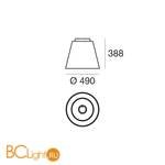 Потолочный светильник Linea Light Vulcano 10331 - Схема