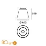 Потолочный светильник Linea Light Vulcano 10336 - Схема