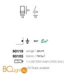 Настенный светильник Linea Light Wood 90185 - Схема