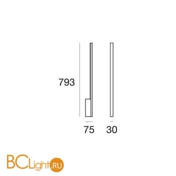Настенный светильник Linea Light Xilema 7766 - Схема