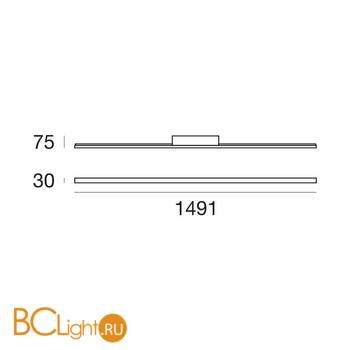 Настенный светильник Linea Light Xilema 7767 - Схема