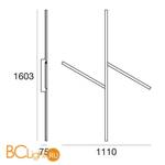 Настенно-потолочный светильник Linea Light Xilema 7769 - Схема