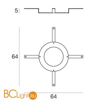 Крепежная скоба Linea Light 10015 - Схема