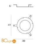 Крепежная скоба Linea Light 14020 - Схема