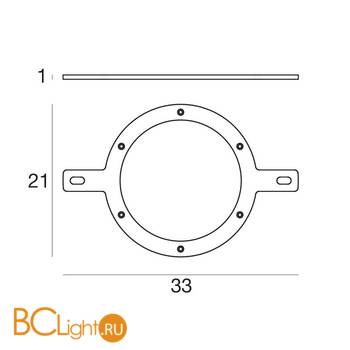 Крепежная скоба Linea Light 14041 - Схема