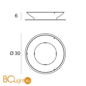 Крепежная скоба Linea Light 14080 - Схема