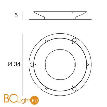 Крепежная скоба Linea Light 14081 - Схема