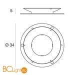 Крепежная скоба Linea Light 14081 - Схема