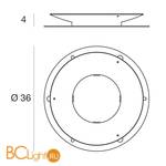 Крепежная скоба Linea Light 14082 - Схема