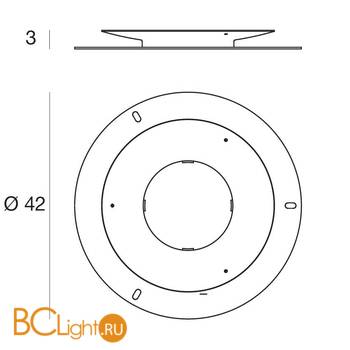 Крепежная скоба Linea Light 14083 - Схема