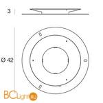 Крепежная скоба Linea Light 14083 - Схема