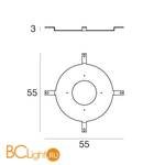 Крепежная скоба Light 14100 - Схема