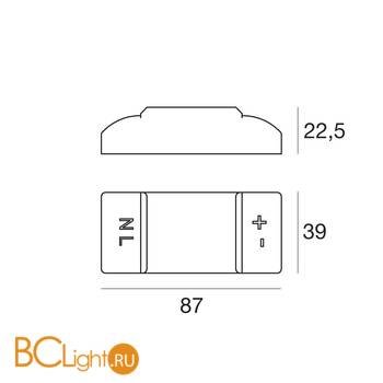 Драйвер Linea Light 62424 - Схема