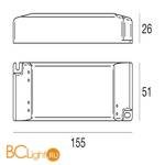 Драйвер Linea Light 62432 - Схема