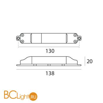 Драйвер Linea Light 89145 - Схема