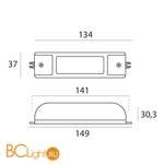 Драйвер Linea Light 99128 - Схема