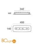 Настенный светильник Linea Light Zebra 8245 - Схема