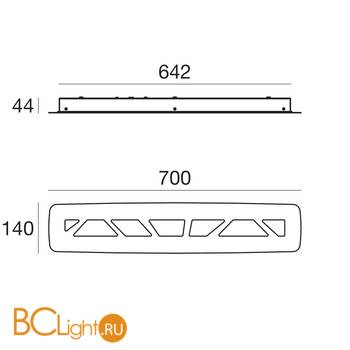 Настенный светильник Linea Light Zebra 8246 - Схема