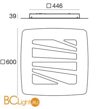 Потолочный светильник Linea Light Zebra 8249 - Схема
