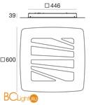 Потолочный светильник Linea Light Zebra 8249 - Схема