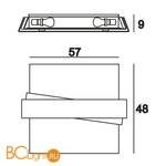 Потолочный светильник Linea Light Zig Zag 7289 - Схема