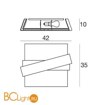 Потолочный светильник Linea Light Zig Zag 7402 - Схема