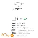 Настенный светильник Linea Light Zig zag 6996 - Схема