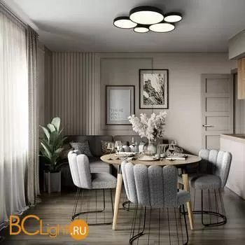 Потолочный светильник LOFT IT drum 10218 Black - Фото 5