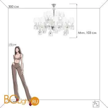 Подвесной светильник LOFT IT flambeau 10209/24 - Фото 2