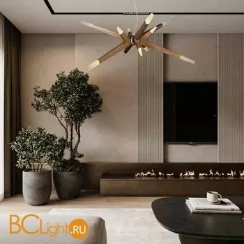 Подвесной светильник LOFT IT glowworm 10160 Dark wood - Фото 3