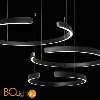 Подвесной светильник LOFT IT Ring 10025/3 Black - Фото 2