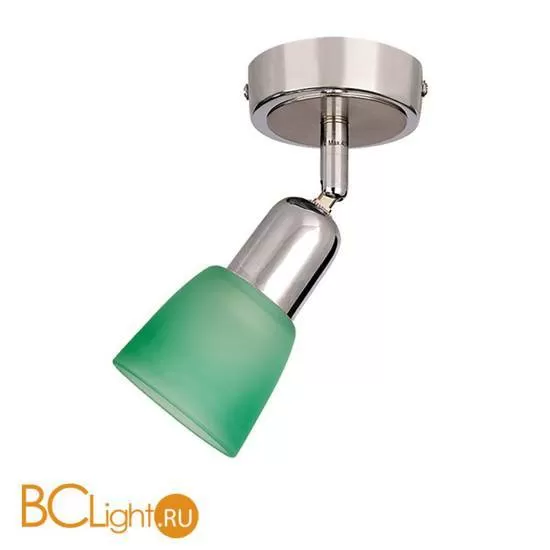 Cпот (точечный светильник) Luce Solara 5043/1PA Chrome/green