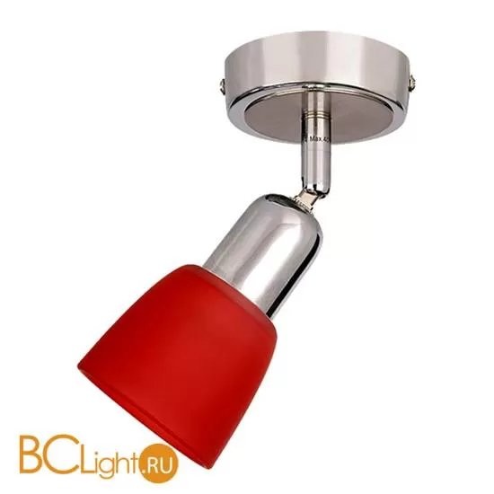 Cпот (точечный светильник) Luce Solara 5044/1PA Chrome/red