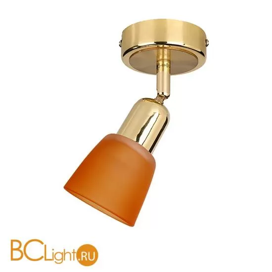 Cпот (точечный светильник) Luce Solara 5046/1PA Gold/orange