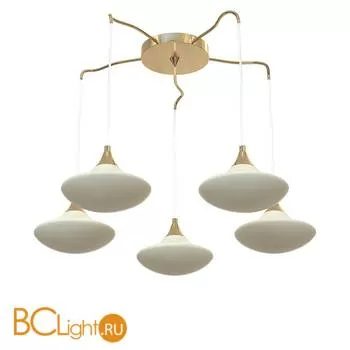 Подвесной светильник Luce Solara 8001/5S GOLD/CREAM