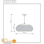 Подвесной светильник Lucide Colando 76463/53/36 - Схема