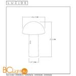 Настольная лампа Lucide Fungo 15599/06/68 - Схема