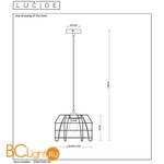 Подвесной светильник Lucide Grid 05421/01/30 - Схема