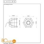 Настольная лампа Lucide Grid 05521/01/30 - Схема