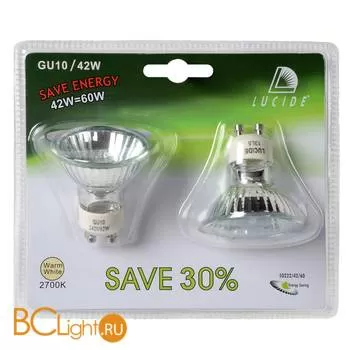 Лампа Lucide GU10 42W 220V 2700K 50222/42/60