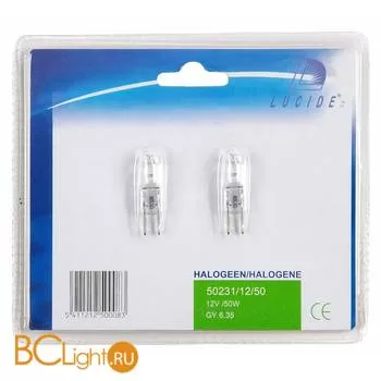 Лампа Lucide GY6.35 50W 12V 2900K 950Lm 50231/12/50