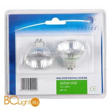 Лампа Lucide GU5.3 50mm 20W 12V 2900K 460Lm 50233/12/20