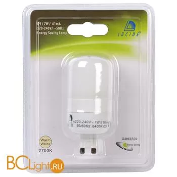 Лампа Lucide G9 7W 220V 2700K 170Lm 50440/07/31