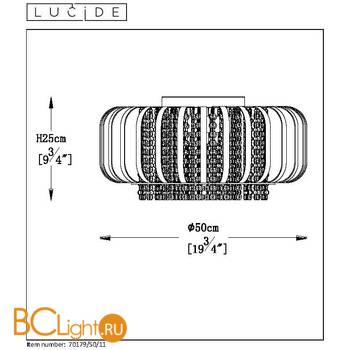 Потолочный светильник Lucide Joram 70179/50/11 - Схема
