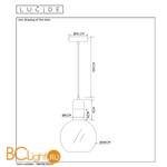 Подвесной светильник Lucide Julius 34438/28/65 - Схема
