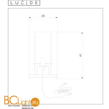 Настольная лампа Lucide Julot 78586/01/30 - Схема