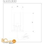 Настольная лампа Lucide Julot 78586/01/30 - Схема