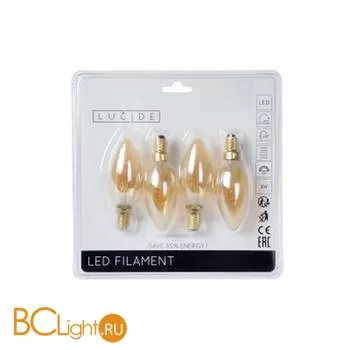 Лампа Lucide E14 LED 3W 230V 2200K 49043/14/62