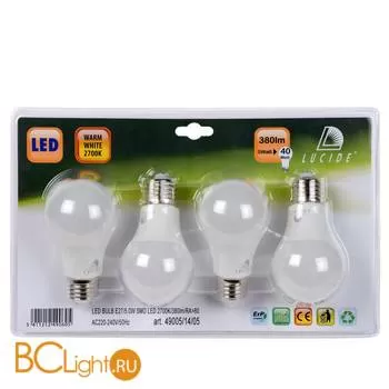 Лампа Lucide E27 5W 220V 2700K 380Lm 49005/14/05